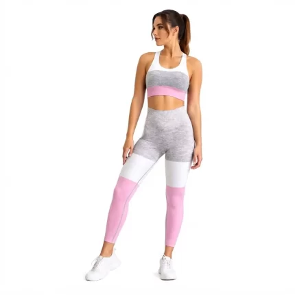 Custom Women’s Fitness Yoga Outfit with Matching Leggings