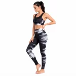Women’s Custom Yoga Set with Sports Bra & High-Waisted Leggings